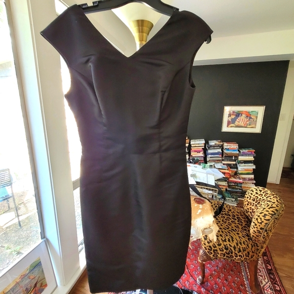 Brooks Brothers Dresses & Skirts - Brooks Brothers Satin Sheath Cocktail Dress